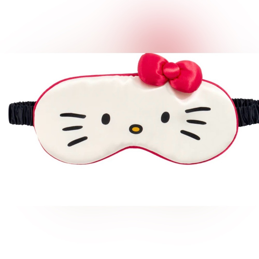 Blissy Hello Kitty Sleep Mask with Red Bow - Picture 3 of 11